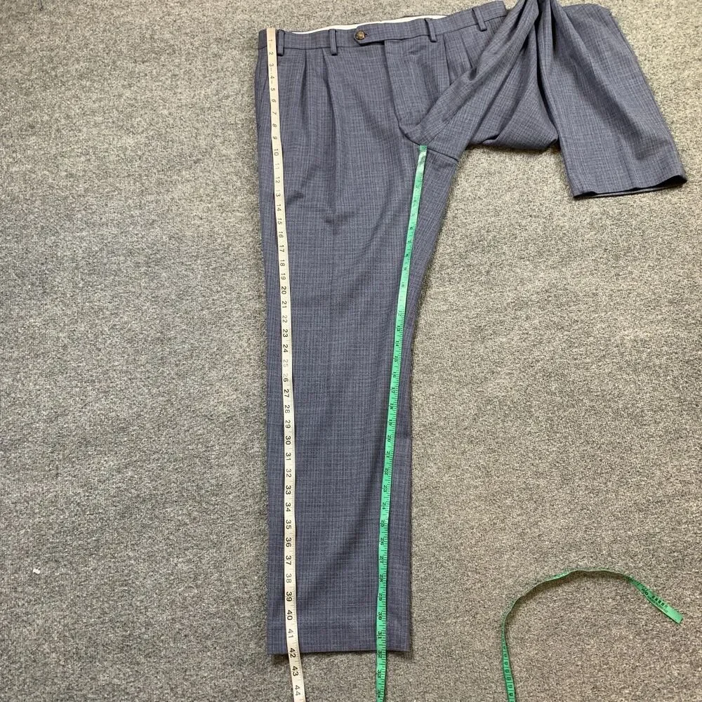 Ralph by Ralph Lauren Pants Mens 36 Navy‎ Shark Blue Pleated Dress Trousers